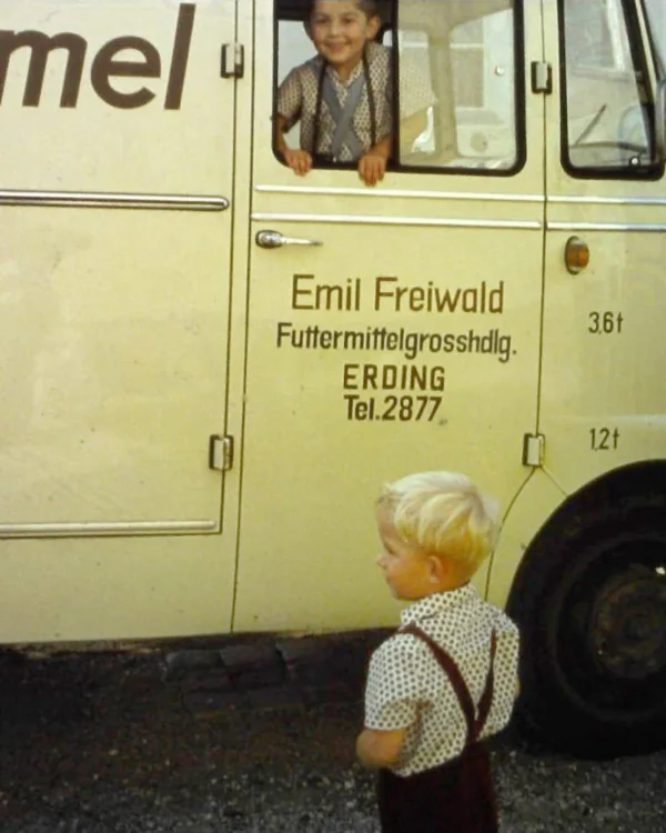 Historische Aufnahme der Familie Freiwald